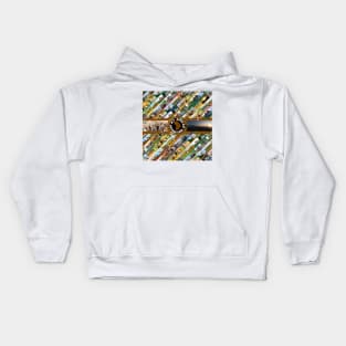 My African Adventure Wildlife Collage Kids Hoodie